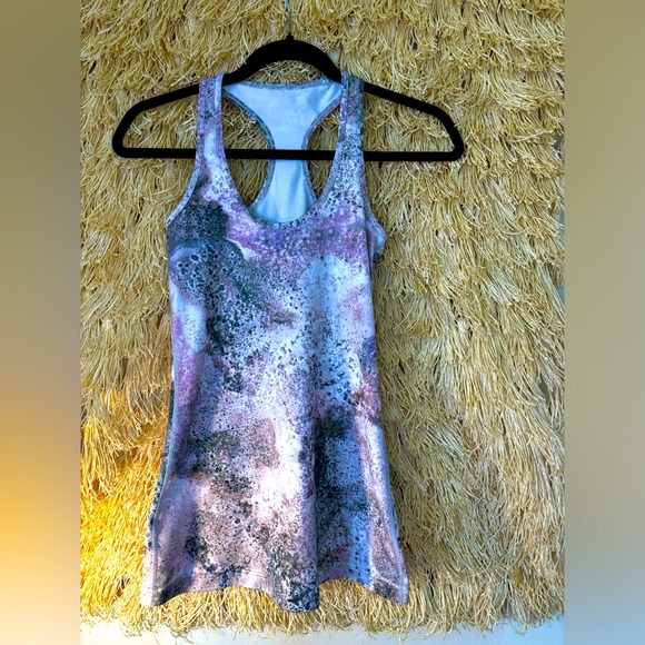 Lululemon💎PRISTINE💎Cool Racerback Tank VINTAGE🦄Sugar Crush Multi rainbow✨sz 4 - Picture 8 of 16